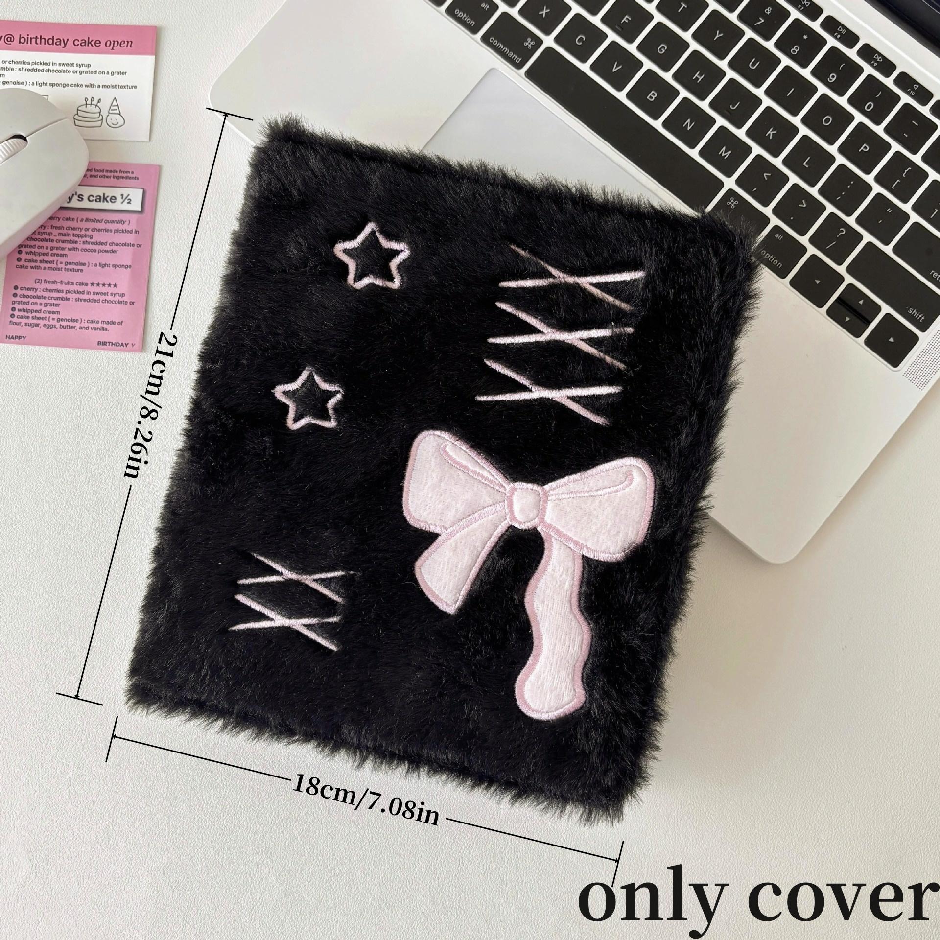 

Плюшевый переплет A6 Bow Pocards Holder Cute Girl Ins Idol Card Kpop Po Album Collect Loose-sheet Card Storage Cover Candleware