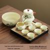 Panda Ru Kiln Kung Fu Tea Set: 2024 Gaiwan & Teapot, Ideal for Home or Gift