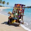 Horror Clown Circus Fashion Beach Towel: Ideal for Summer Adventures Soft, absorbent and quick drying suitable for swimming and bathing