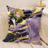 SSeraph Of The End Cushion Cover Silky Short Plush Invisible Zipper Dustproof Sofa Pillow Case For Home Decor