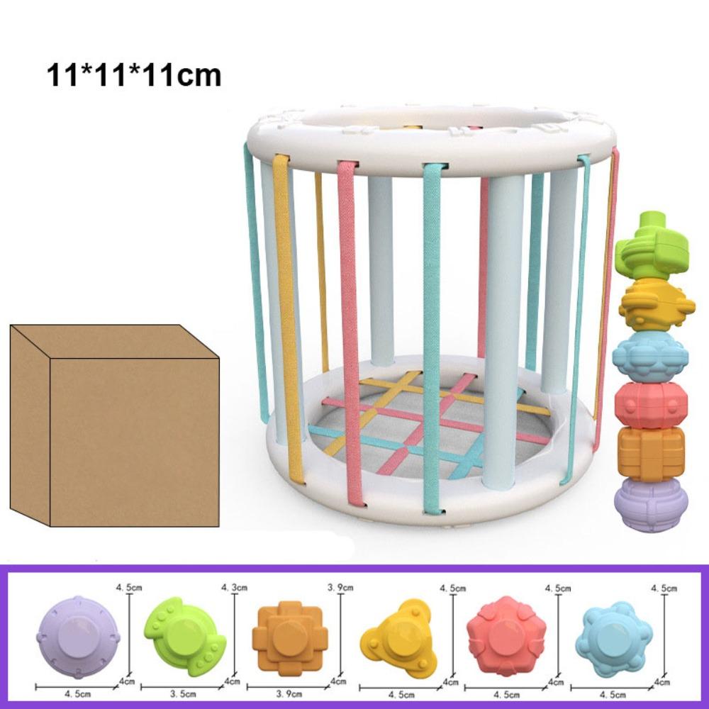 Blocks 5 Styles Baby Montessori Shape Sorter Cube Plastic Sorting Game Rainbow Colorful Early Education