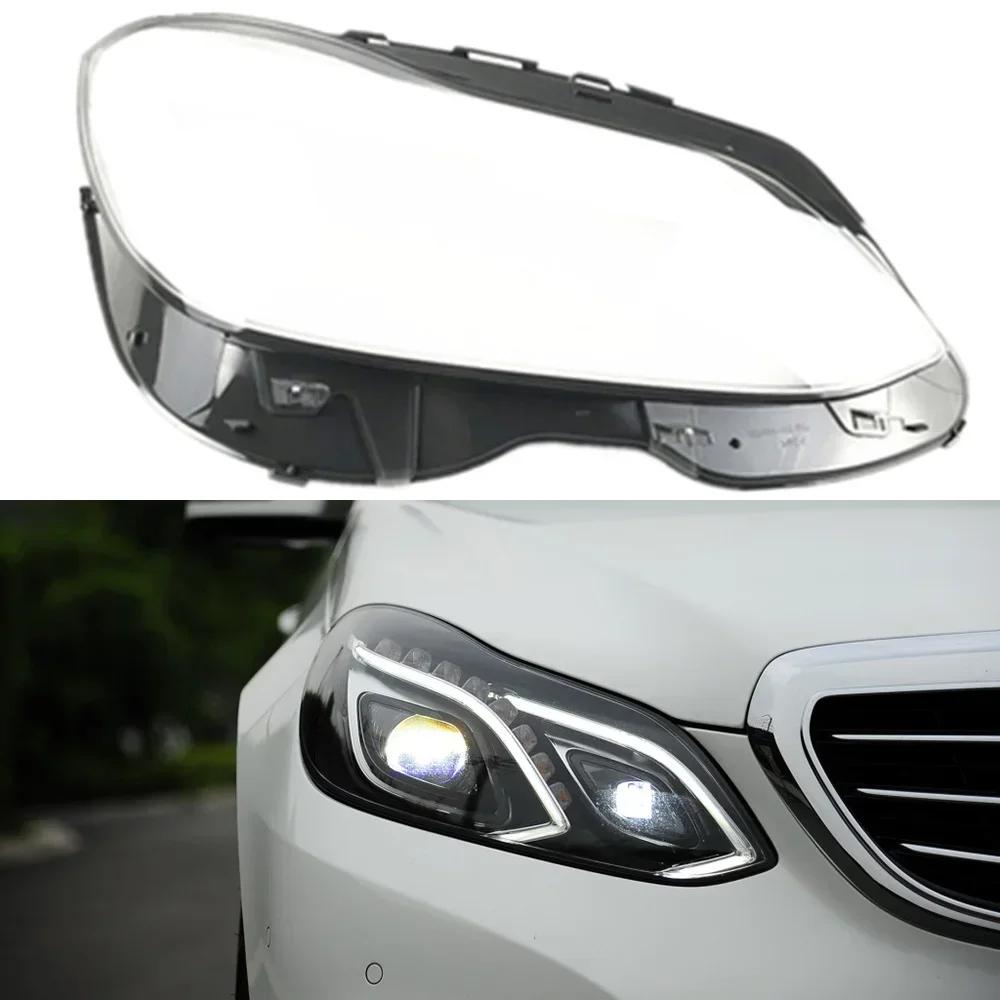 MVW1 Car Lampshade Lamp Shell Front Headlamp Glass Headlight Cover For Mercedes-Benz W212 E200L E260L E280L E300L E350L 2014 2015