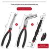 8 Inch 60 Degree Electrical Disconnect Pliers For Automotive Connectors Sensors Angled Wire Removal Tool