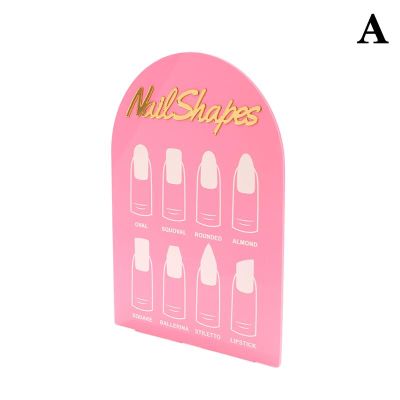 Nageltip-Displayboard DIY Acryl Nail Art Displayständer Maniküre-Display Nageltip-Präsentationshalter für Nagelstudio Nail Art Werkzeug