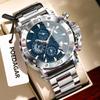 Reloj de Cuarzo de Marca Superior Resistente al Agua Multifuncional Luminoso de Moda para Hombre Tendencia