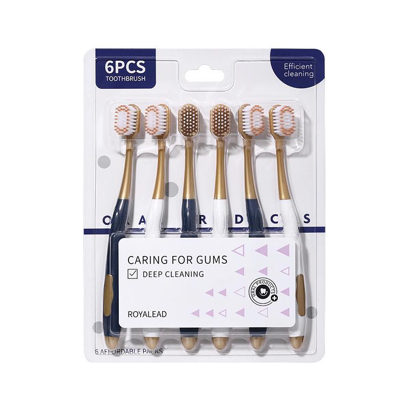 Barrel-Packaged Family Soft-Bristle Toothbrushes, Macaron Colors, Deep Clean & Gum Care, Ideal for Students.