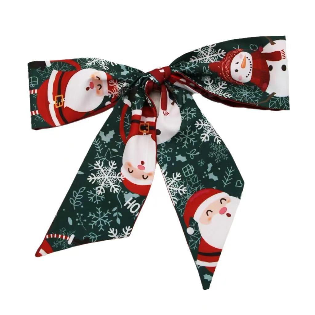 Women Casual Christmas Hair Band Headwear Scarves
