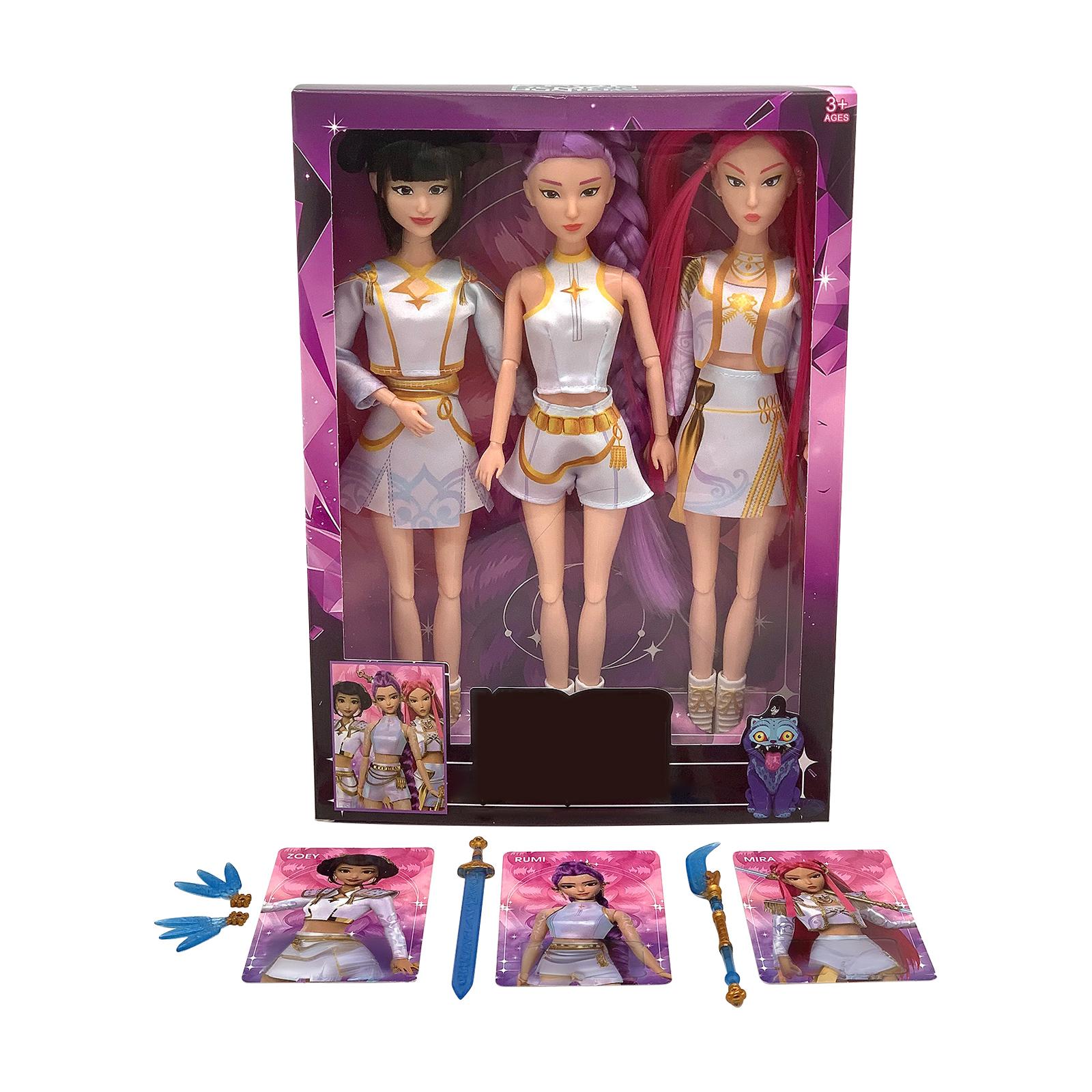 

Милий Мультяшний ПВХ Набір Фігурок - 3 Унікальні Колекційні Персонажі З Вишуканим Дизайном Ідеально Підходять для Демонстрації та Колекціонування One Size