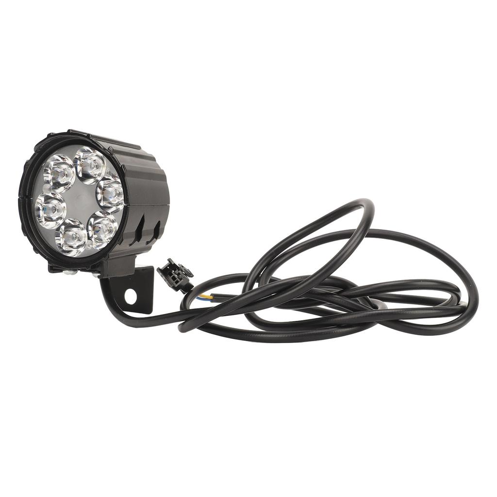 Klakson rowerowy Reflektor Wodoodporny 12?72V Aluminiowa lampa przednia do roweru elektrycznego jako akcesorium