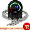 AD 52MM Water Temperature Meter 20 LED Digital Display Boost Gauge Oil Pressure Oil Temp Voltmeter AFR EGT Tachometer Car Gauge