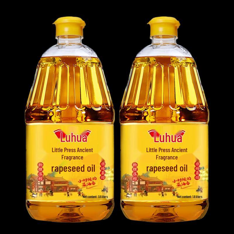 Luhua Ancient Flavor Cold-Pressed Rapeseed Oil (2x1.8L)