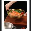 Korean Stainless Steel Pot Double Handle Soup Pot for Ramen Hot Pot