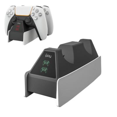 (2 hodiny plné nabití) Nabíjecí ovladač Nabíjecí stanice Dok s AI, Chytré LED indikátory, Bezpečnostní čipová ochrana, USB port typu C pro PS5