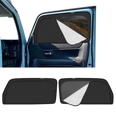 Two Magnetic Side Sunshades for the New Suzuki Hustler These Integrated Mesh Sunshades Offer Heat Sun UV and Insect These Mesh Sunshades Are Perfect