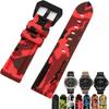 Universelles Camouflage-Silikon-Uhrenarmband 22mm 24mm 26mm Wasserdichtes Armband für Herren Damen Gummiarmband Bandzubehör