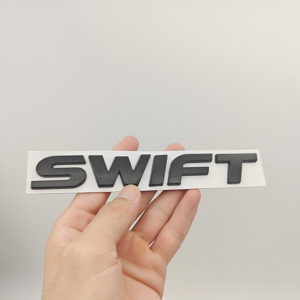 1pc 3d Metal  Swift Badge Sticker Car Rear Trunk Logo Emblem Decal for Swift