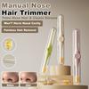 MultiUse Nose Hair Trimmer Manual Dual Head Dual Purpose Cleaner Set Ear and Nose Cleaner Massager