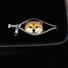 Car Stickers Zipper Cat Shape Adhesive Waterproof Scratch Cover Stickers Durable Car Decals for Cars Electric Vehicles Windows