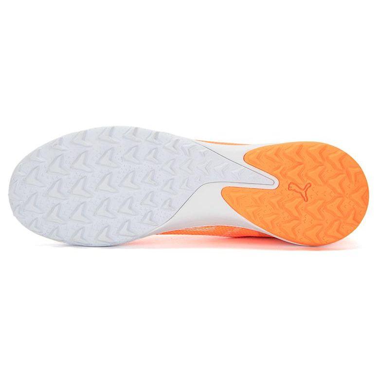 Puma Ultra Match + LL Slip-On TT (Rubber Studs) Indoor Durable Breathable Soccer Shoes Unisex Soccer Shoes Orange 107245-01