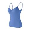 Women's Solid Color Camisole with Chest Pad Casual Loungewear