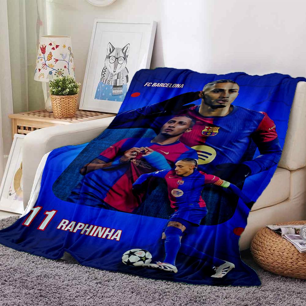 Futbola Spēlētāju Svinību Segas Flaneļa Iespiesta