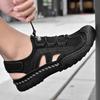 38-46 Summer Men's Large Fashion Outdoor Casual Sandals Handmade Mesh Breathable Sandals Beach Shoes