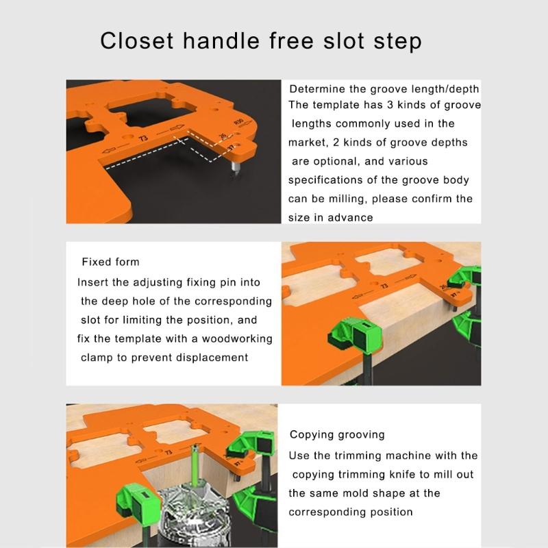 Multifunctional Sturdy Woodworking Slotting Template Designs for Carpenter and Enthusiasts Across Various Materials