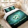Custom Name Bedding Set 3 PiecesWerder Bremen FC Print Duvet Cover + 2 Pillowcases Soft Bed Decor
