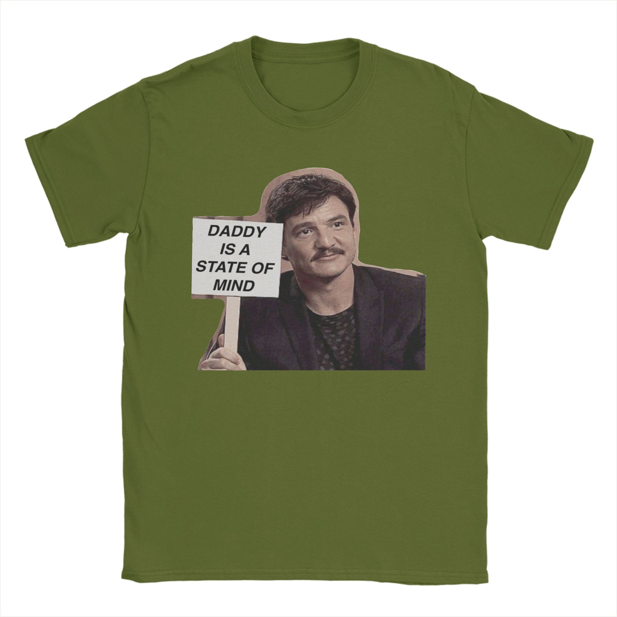 

Педро Паскаль Папочка - это Состояние Души Мужская Футболка Смешная Футболка С Коротким Рукавом Круглый Вырез Футболки Чистый Хлопок Новая Одежда 4XL