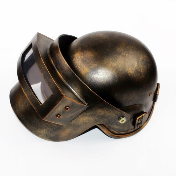 Premium Game Mask For Adult Role Play Featuring Silvery Chicken Dinner Helmet Design