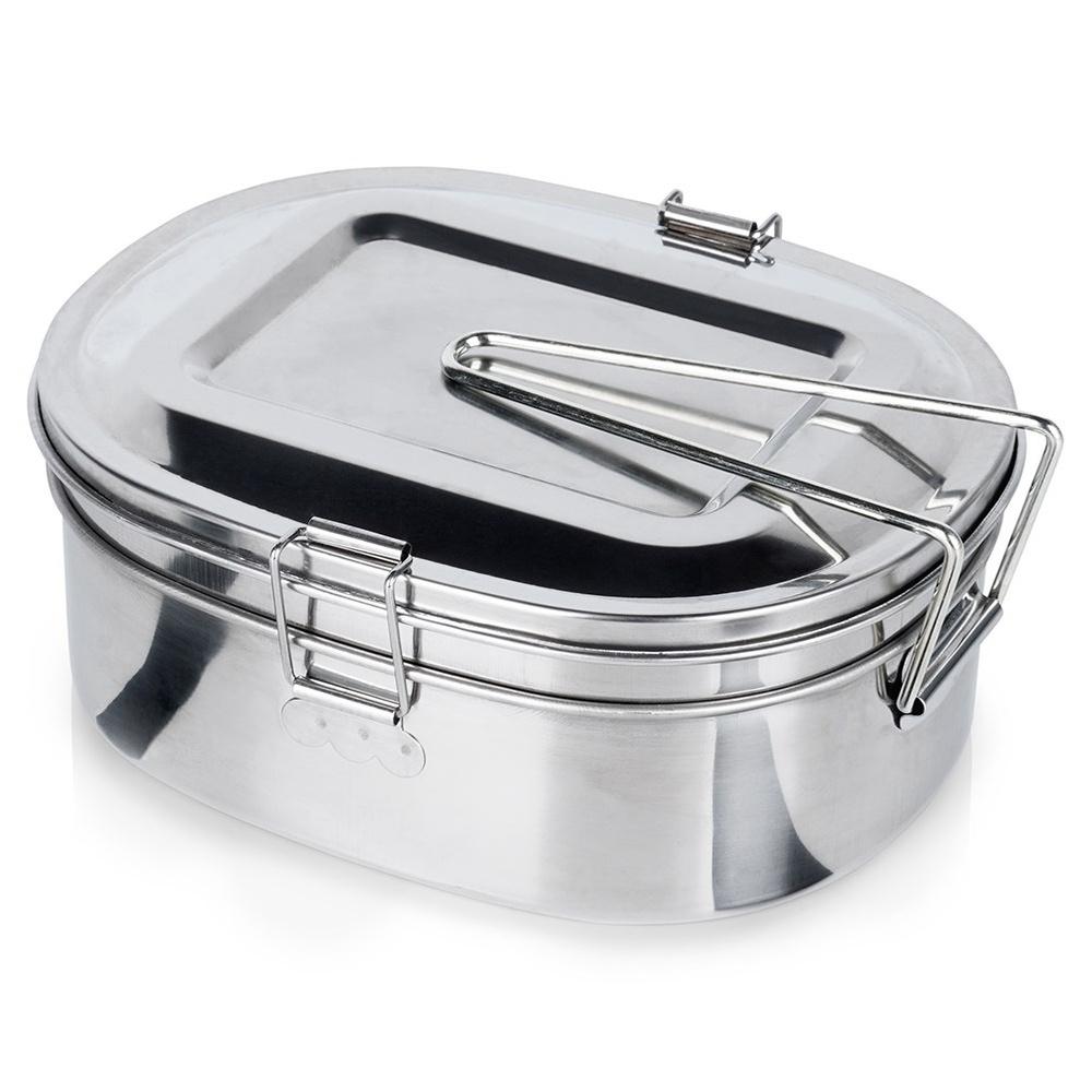 Steel lunch tin 350 / 900 ml 2 pcs.