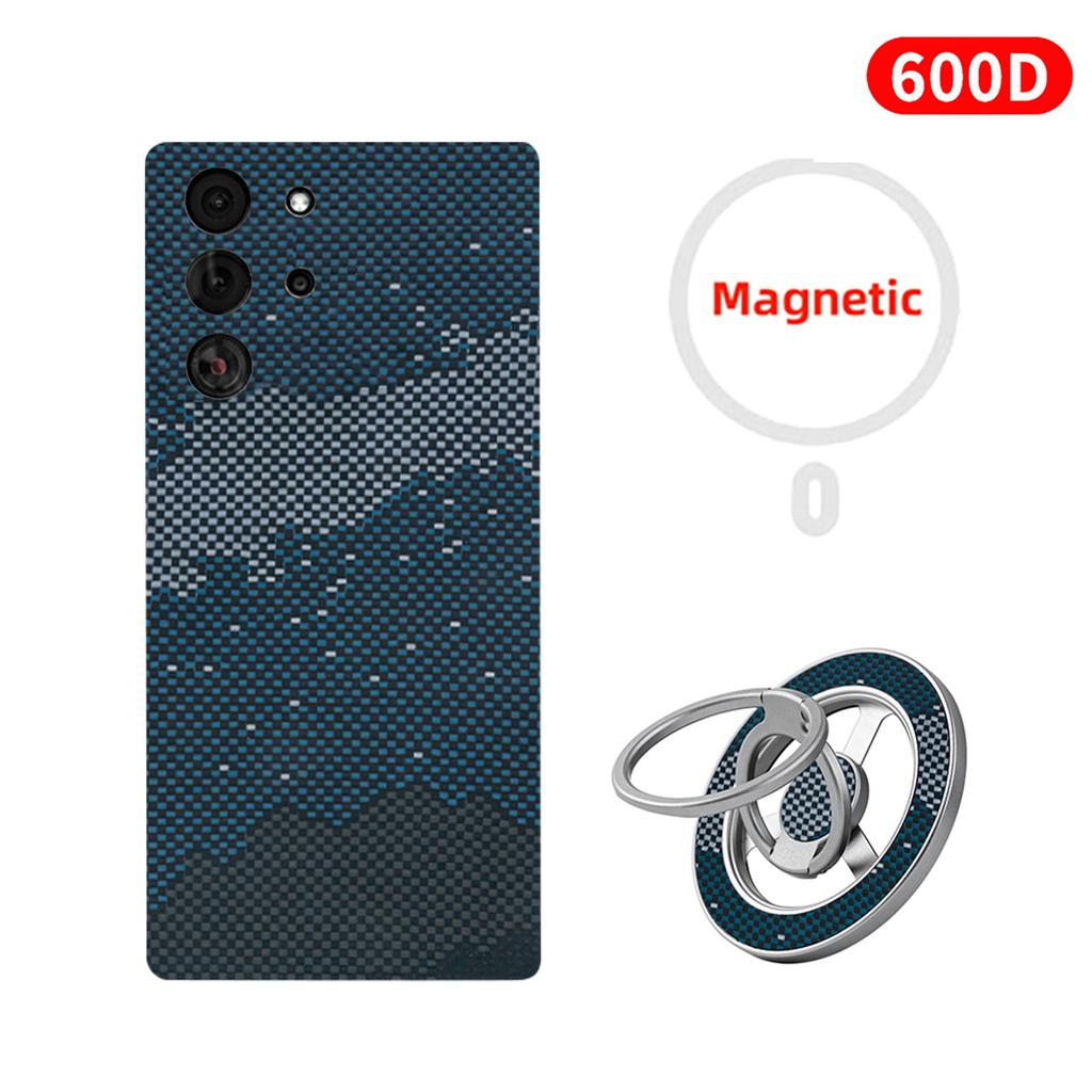 For Redmagic 10 Pro/10 Pro+/10 Air/10SPro/10SPro+ Carbon Case Aramid Fiber Kevlar Fabric Thin Hard Cover Magnetic Black Slim
