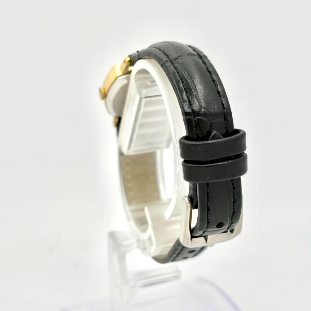 Used [New Battery] SEIKO Ladies Watch Gold Octagon 1421-5140 001585 New Belt