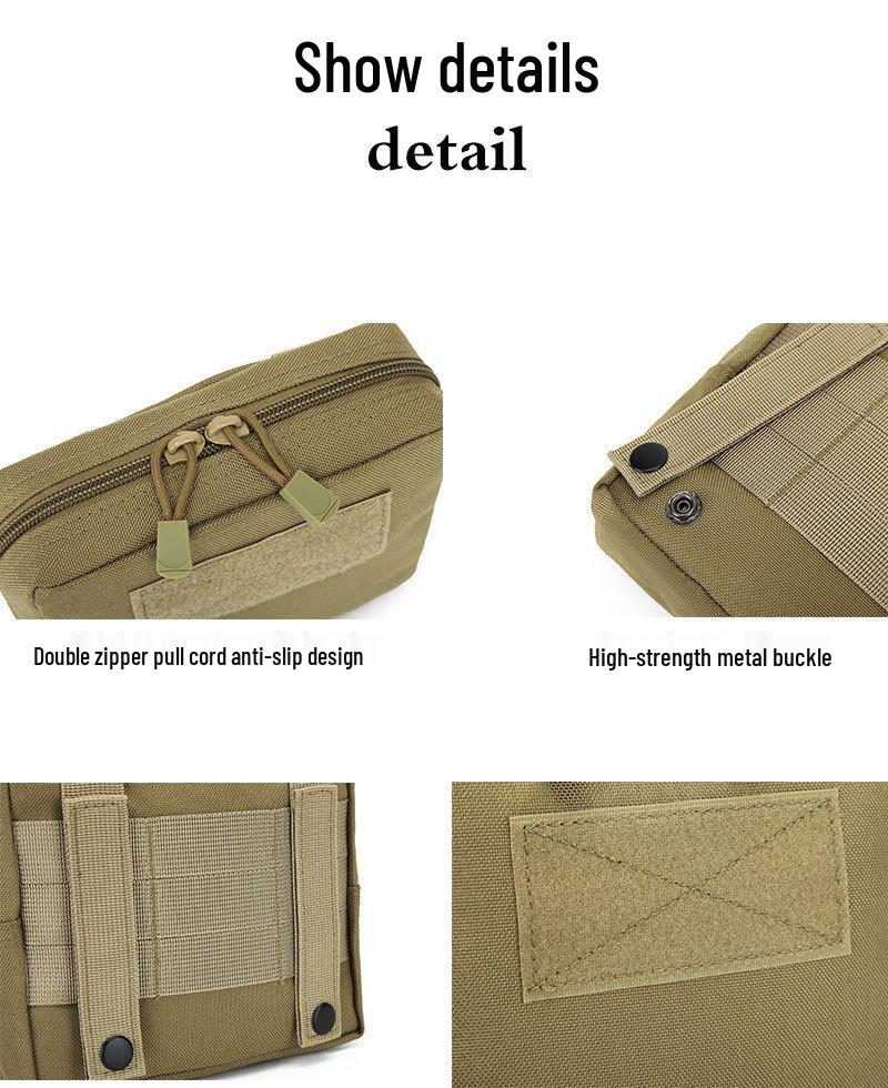Tactical EDC Camouflage Multifunctional Waist Bag with MOLLE Storage