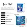 Jue-Fish 12Pcs Pipe Dredges Effervescent Tablets, Dissolves Toilet Floor Drains, Kitchen Sewer Clogs Deodorant Tablets