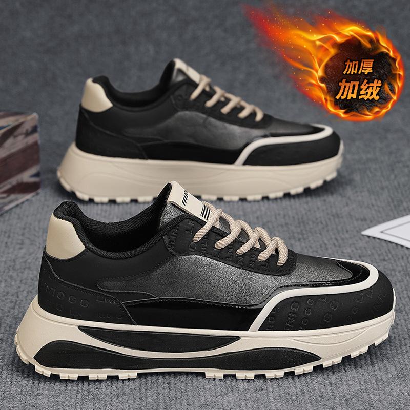 Winter neue koreanische Samt verdickte warme Outdoor-Freizeit-Sportbekleidung verschleißfeste Baumwollschuhe