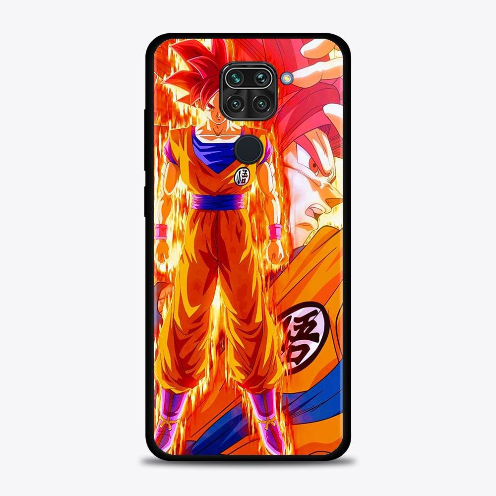 Telefonfodral för Xiaomi Redmi Note 11 10 8 Pro Cover 9s 11T 9t 8t 8 7 för Redmi k40 10 9 9a 9c Funda Anime Dragon Ball Super Goku