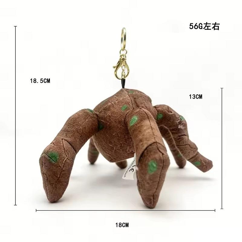 Project Hail Mary Rocky Plüsch Schlüsselanhänger Weiches Stoff-Alien-Spinnen-Spielzeug Niedlicher Filmcharakter Tasche Anhänger Sammlerstück Geschenk Für Fans