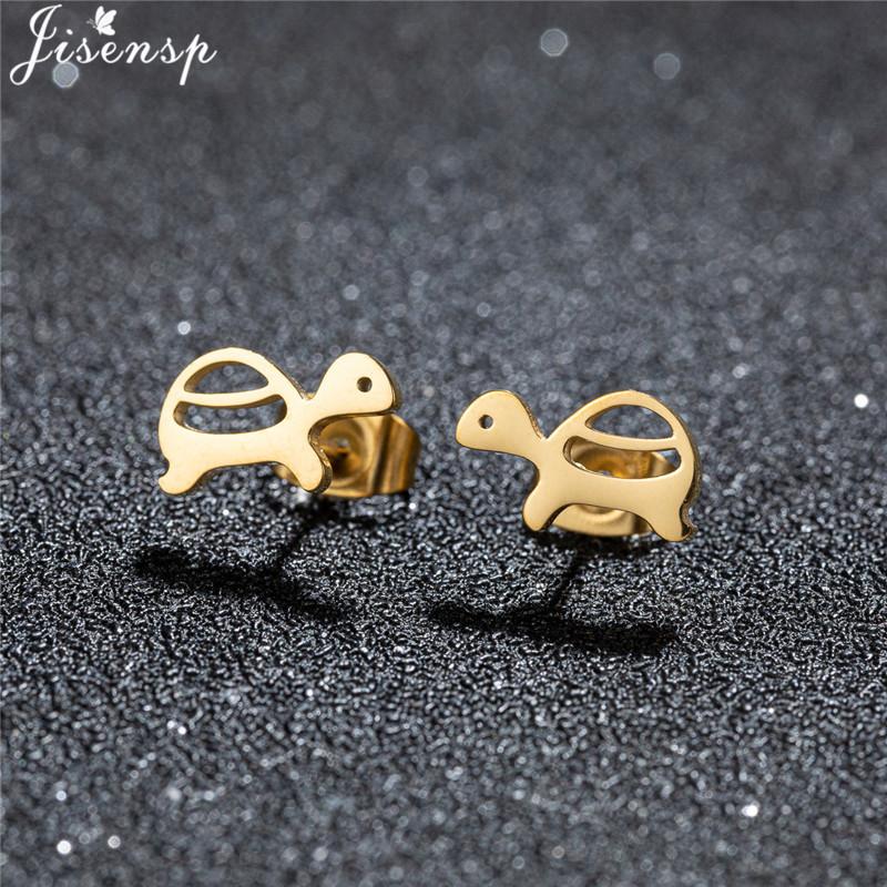 Unique Christmas Earring Stainless Steel YES NO Cactus Footprint Music Stud Earrings for Women Tiny Star Boots Jewelry Girl Gift