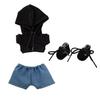 COZENTA Plush Doll Clothes Set (Hoodie, Pants, Shoes) - Cute (10cm B)
