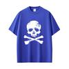 Vintage Beauty Hip Hop Pirate Skeleton and Cross Graphic Tshirt Unisex Women Retro Gothic Rock T Shirt Unisexs Oversized Streetwear