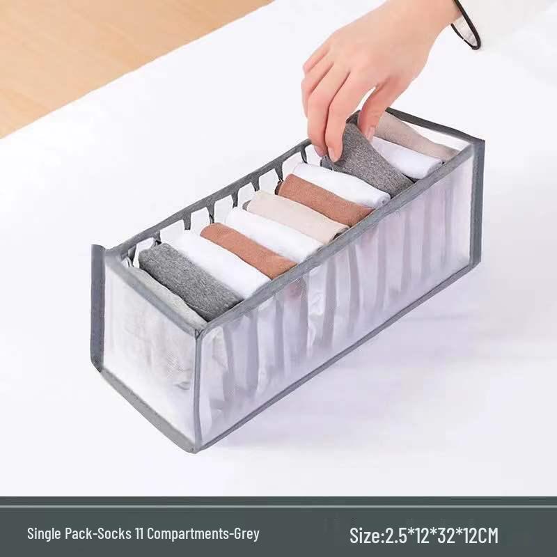 

Складной сетчатый органайзер для хранения нижнего белья и носков