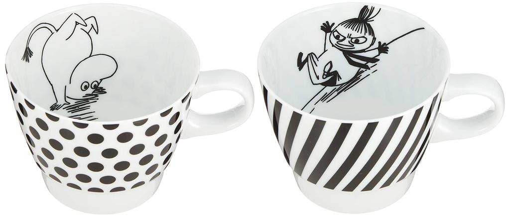 Yamakasyoten MOOMIN Mug Pair Set Microwave Dishwasher Safe Moomin Goods Scandinavian Day Present Tableware Gift Wedding Gift Made In Japan "Bob