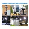 Waterproof Solar Outdoor Lights 60 LED Auto on/Off Clip-On Outdoor Lights 4 Modes Vertically Adjustable Garden Lights