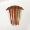 Colorful Acetate Hair Comb 5 Teeth Styling Hair Brush Portable Plate Hair Comb  Hairdressing