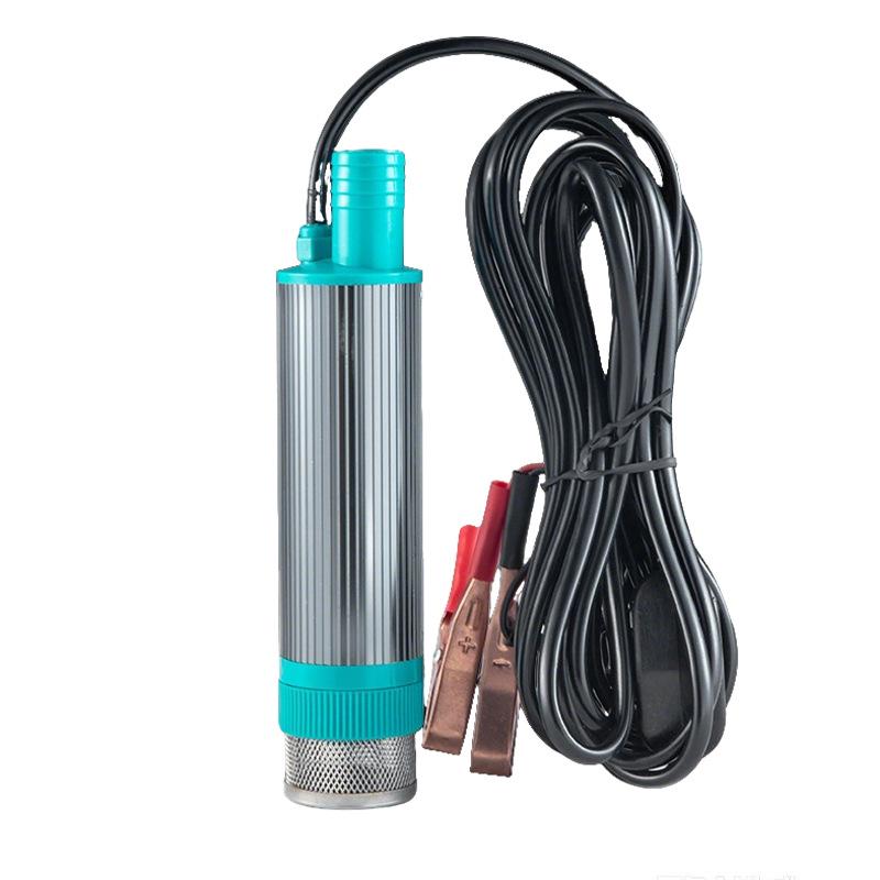 12V/24V/220V Elektrische Tauchpumpe, Doppelfunktion Öl & Wasser, 3,9cm Ultrafeines Selbstansaugendes Design