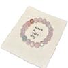 Handmade Natural Rose Quartz Square Bead Bracelet Women Delicate Pink Crystal Jewelry Lightweight Chic Accessory