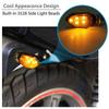 Motorcycle LED Turn Signal Light Mini Universal Led Amber Blinker Lamp 10mm Motorbike LED Indicators Lights 12v Turn Signal