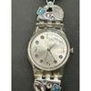 Used Swatch Women's Watch Silver Color Rhinestone Decoration Operation