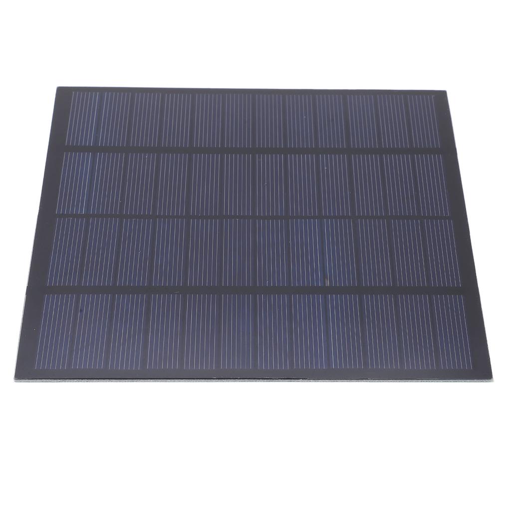3W 12V DIY Solar Battery Panel Portable Outdoor Travel Polysilicon DIY Solar Panel 145x145mm